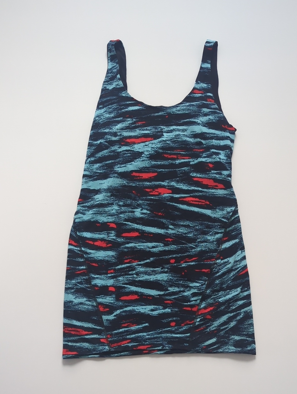 Osklen Abstract Graphic Print Mini Dress Or Tunic Tank Medium